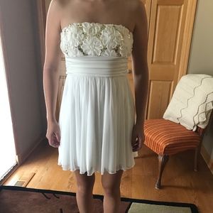 White Strapless Dress